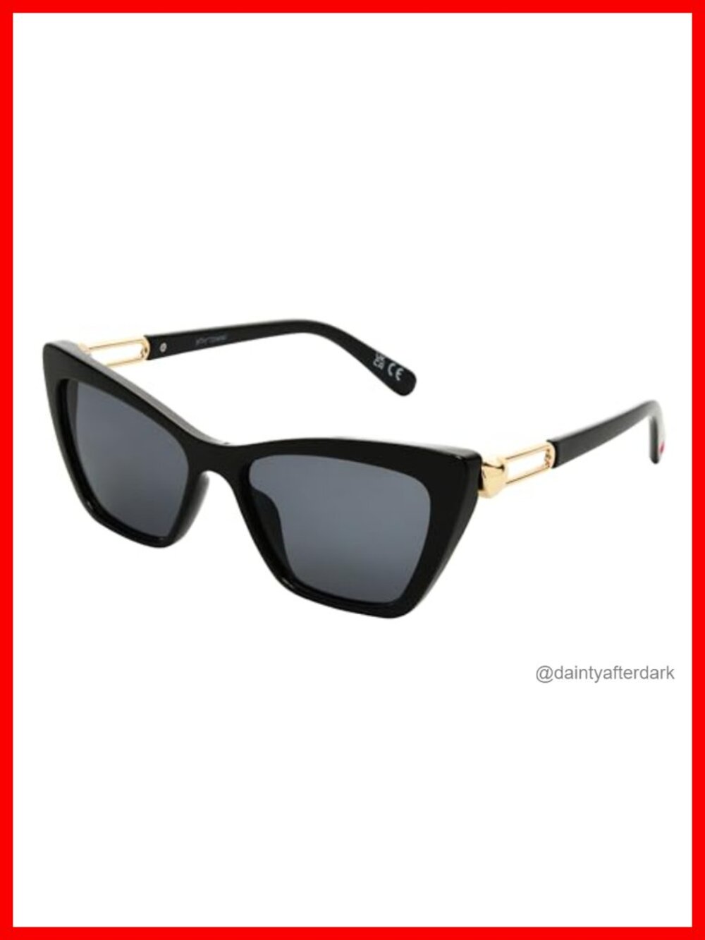 Cat Eye Sunglasses Full Frame Gradient Lens UV Protection Scratch Resistant